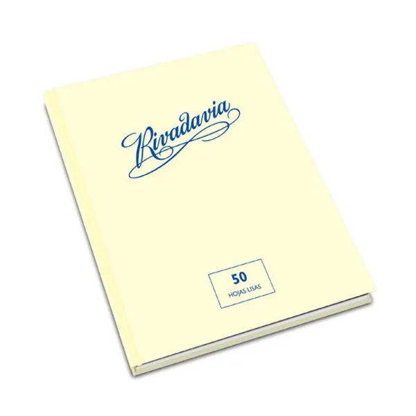 Cuaderno tapa dura Rivadavia x50 hs.liso
