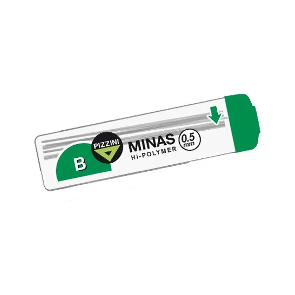 Tubo de minas Pizzini 0.5 mmb x12 unid.