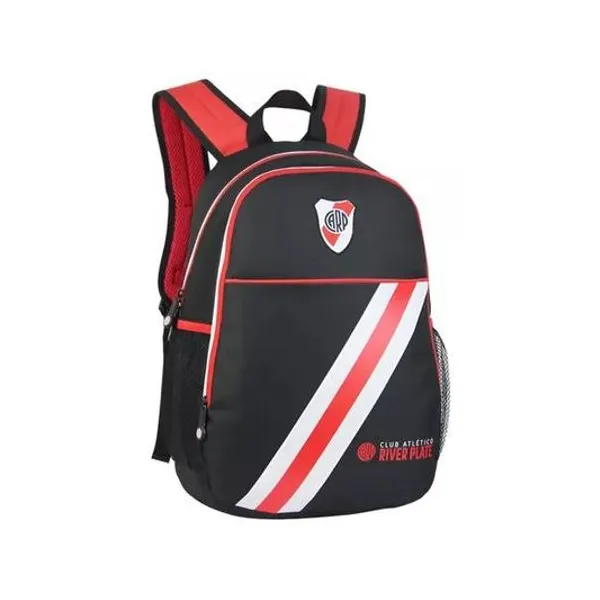 Mochila 17" espalda River Plate x unidad estampa surtida