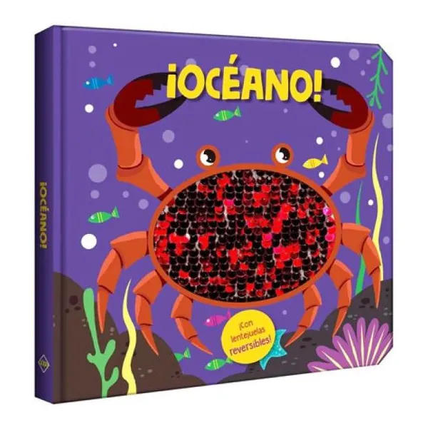 Oceano con lentejuelas 17 17 cm