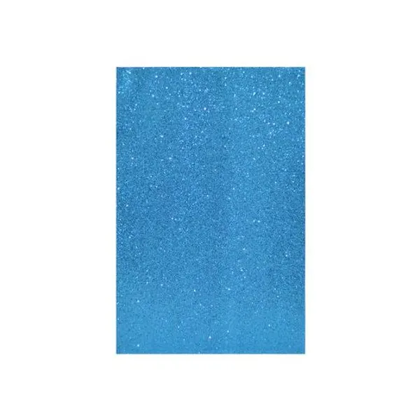 Goma eva super glitter a4 adhesiva x5 unidades