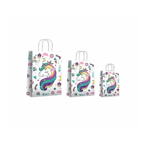Bolsa zafiro unicornio glam 18x08x20 cm