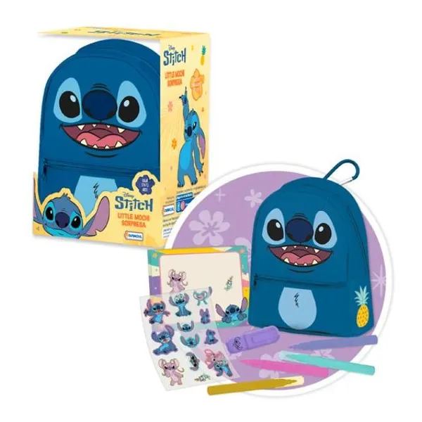 Set de Arte en mini mochila para colgar Stitch 9 10 cm