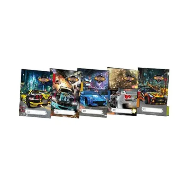 Separador de materias carta con solapa motor racing x5 unidades rexon