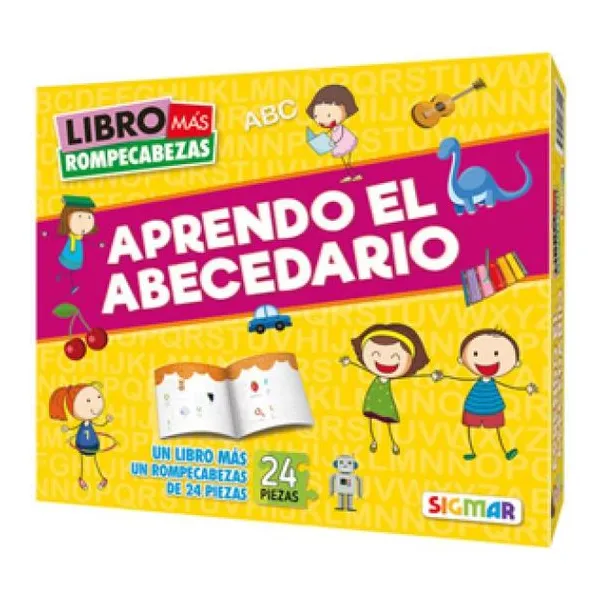 Aprendo el abecedario - libro más rompecabezas