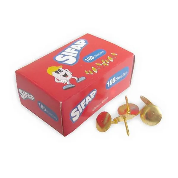 Chinches dorado caja x100 unidades Sifap