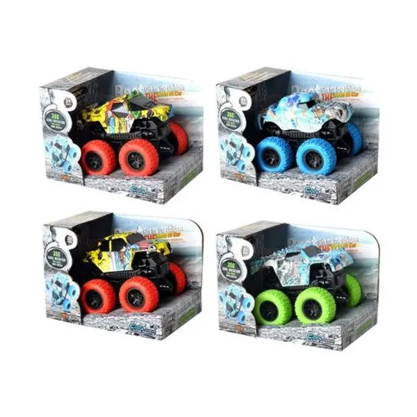 Camioneta monster grafitti a friccion caja 14x9x10 cm