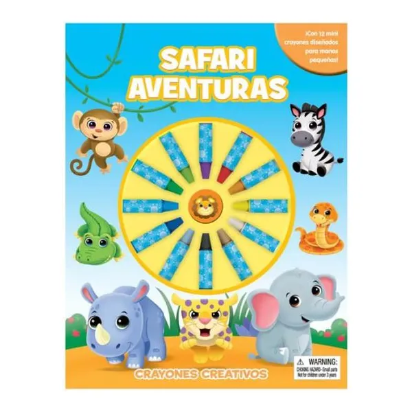 Crayones creativos: safari 21 28 cm