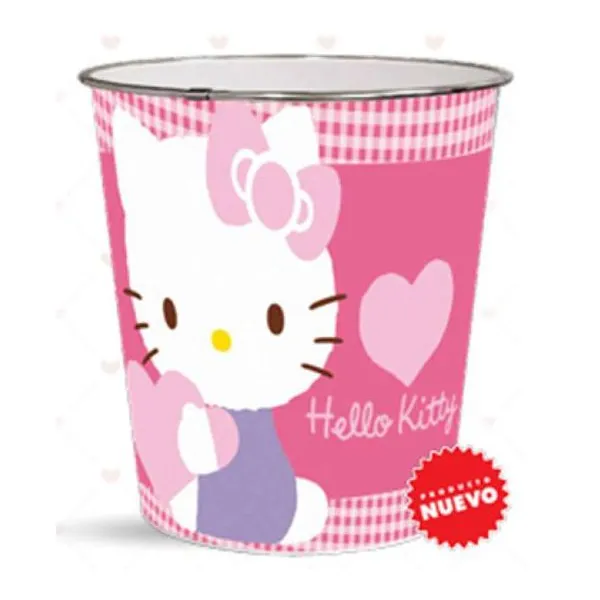 Papelera 22x21 cm -dustbin- "hello kitty