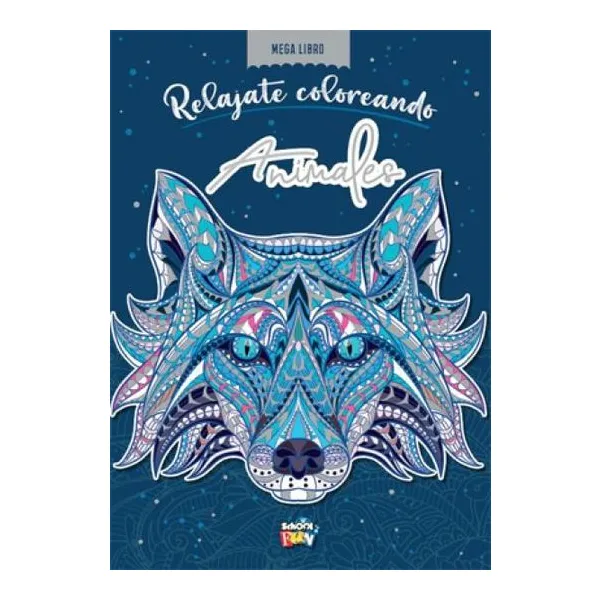 Relajate coloreando animales 28 20 cm