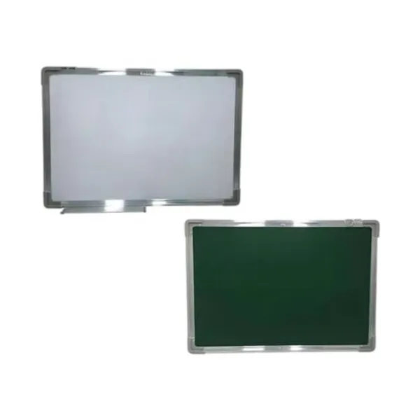 Pizarra doble faz blanca/verde 35x50 cm x1