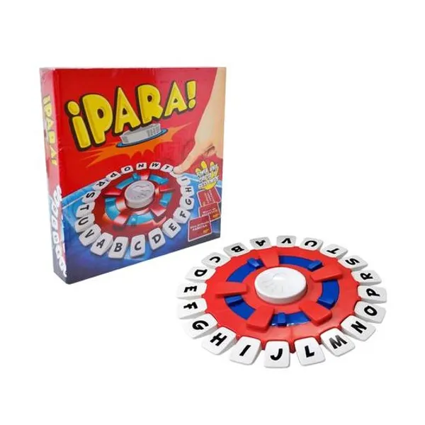 Juego de palabras ¡para! a pilas en caja 26x26 cm x unidad