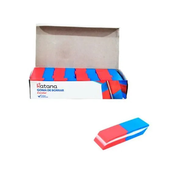 Goma de borrar lápiz/tinta caja x80 unidades Katana