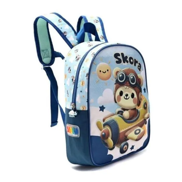 Mochila petit frente pvc termoformada matte avión 22 x30 x10 - 12
