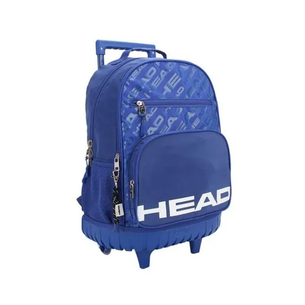 Mochila 18" con carro azul head