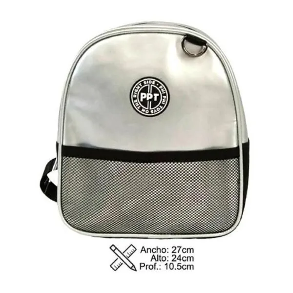 Mochila metalizada 24x27x10.5