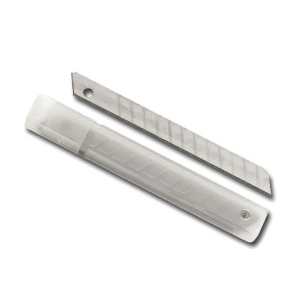 Repuesto para trincheta 9 mm en tubo x10 unidades olami
