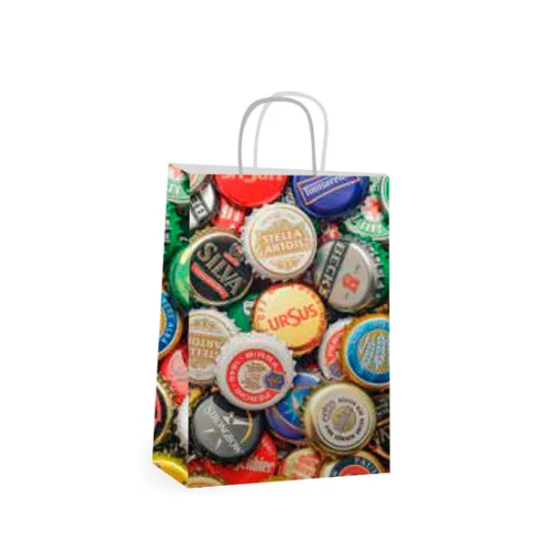 Bolsa brandpack fantasia con manija 18 x20 cmx 10 unid.