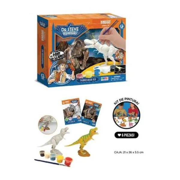 Dr. steve hunters - dinoart painting kit - t-rex