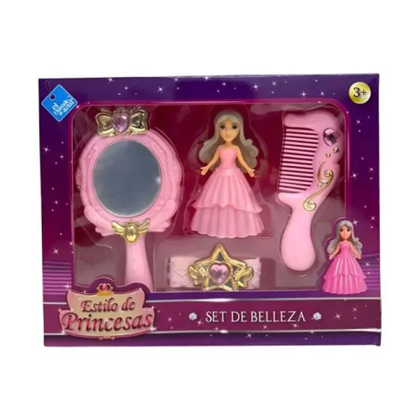 Set de belleza con muñeco