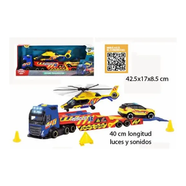 Dickie toys rescue transporter