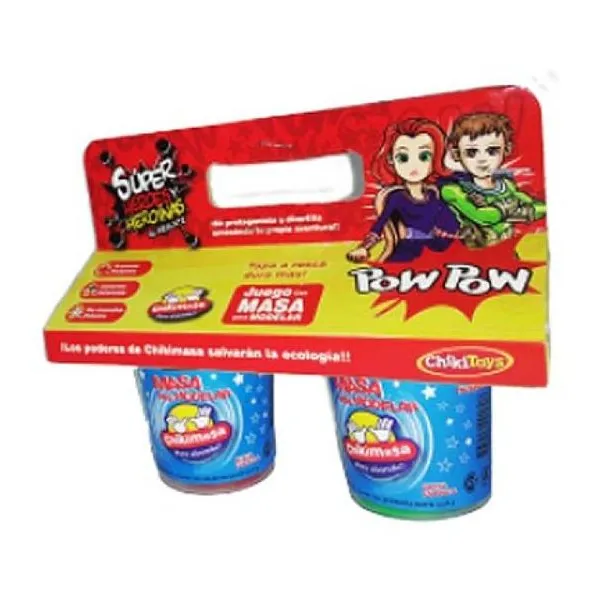 Pack x2 potes (rojo/verde/amarillo/celeste)
