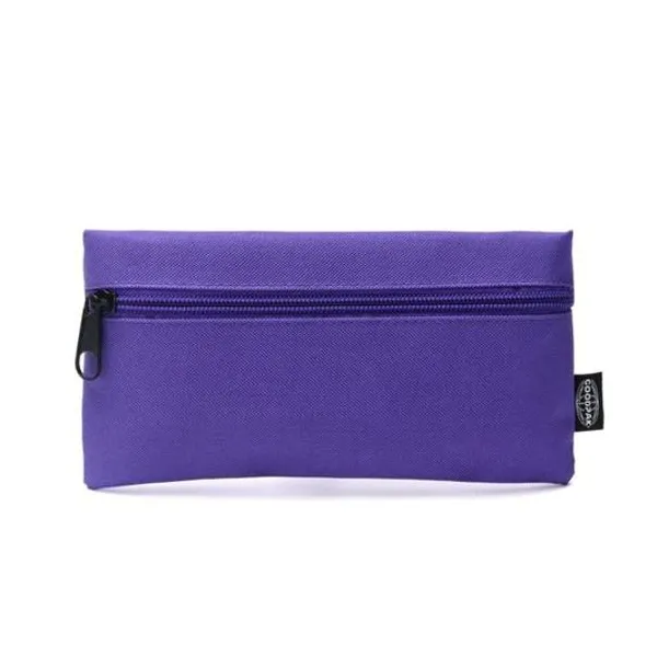 Cartuchera 1 cierre plana violeta 22x11.5 cm goodpak