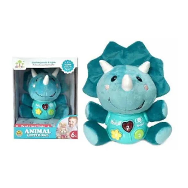 Peluche dinosaurio con sonido 20 cm