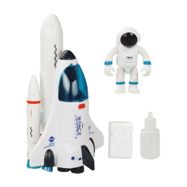 Nave cohete espacial con luz y sonido.