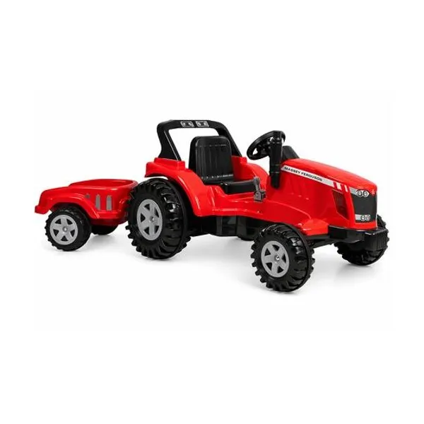Tractor big massey fergusson 12v con remolque biemme