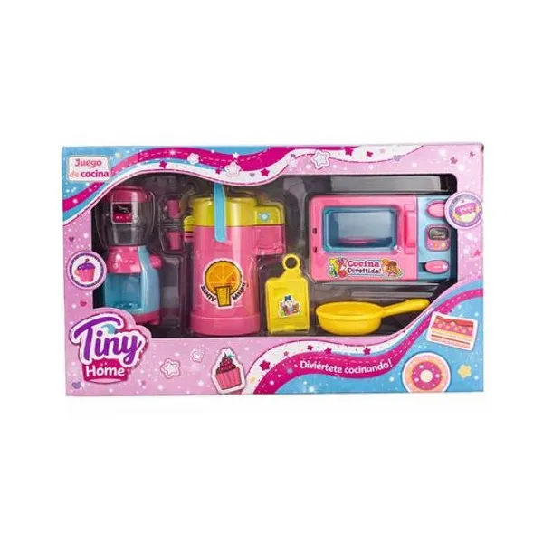 Set de electrodomesticos Tiny home x3 en caja 41x18x9 cm