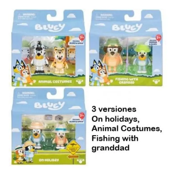 Bluey two figure pack 2 figuras - Bluey y bingo
