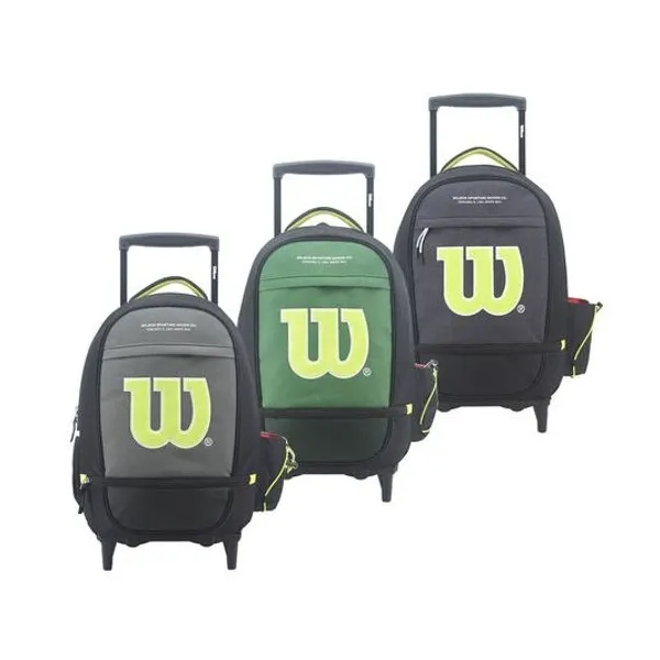 Mochila 20" con carro x unidad colores surtidos wilson