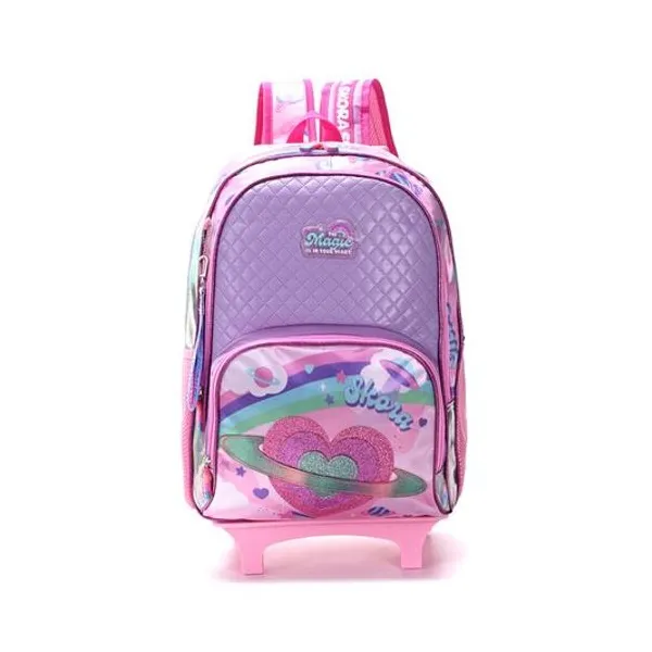 Mochila 18" con carro alma magic Skora