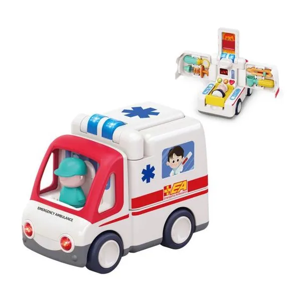 Hola baby playset "ambulancia" con luces y música
