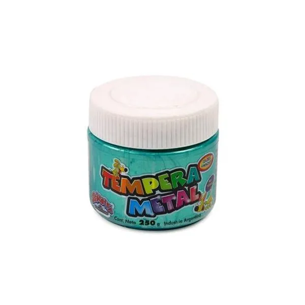 Témpera metal 250 g en pote señorita