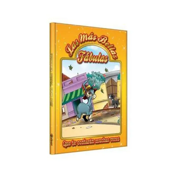 Libro las mas bellas fabulas: amarillo tapa dura 24x34 cm latinbooks