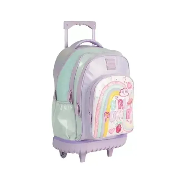 Mochila con carro 19" Mooving quitapesares girl power