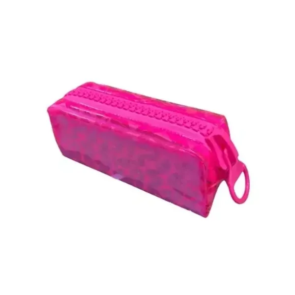 Canopla lty bags/asb pvc transparente diseño color cuadrada