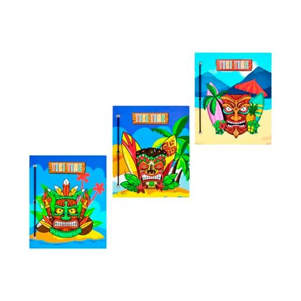 Carpeta n.° 3 con cordon tiki time rexon