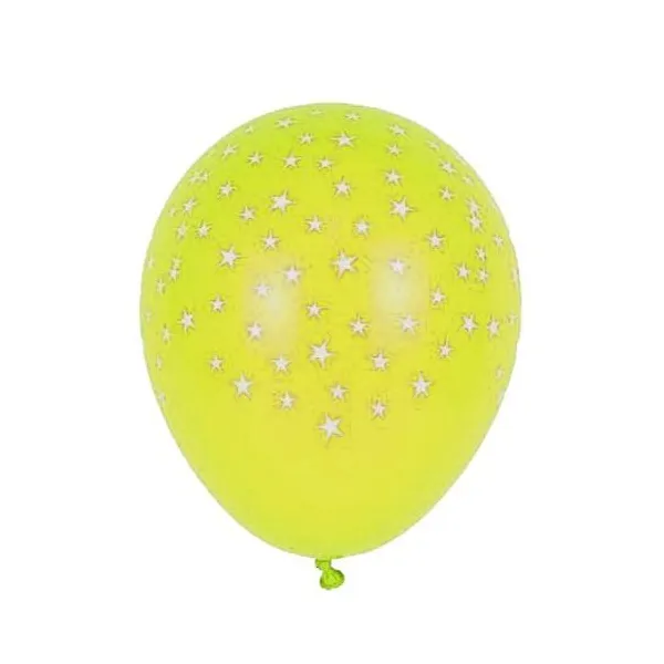 Globos 10" con estrellas x10 unidades globolandia