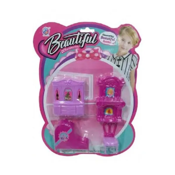 Conjunto de muebles para muñecas 27x21x3 cm
