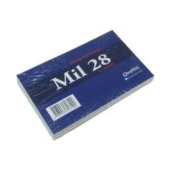 Fichas n.° 3 cuenta corriente x100 unidades mil28