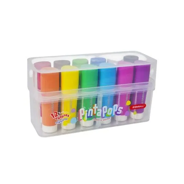 Témpera solida colores clasicos caja x12 unidades Simball