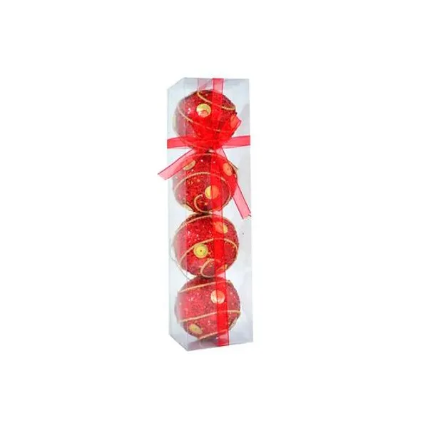 Borlas telgopor decorado 7 cm x4 en caja