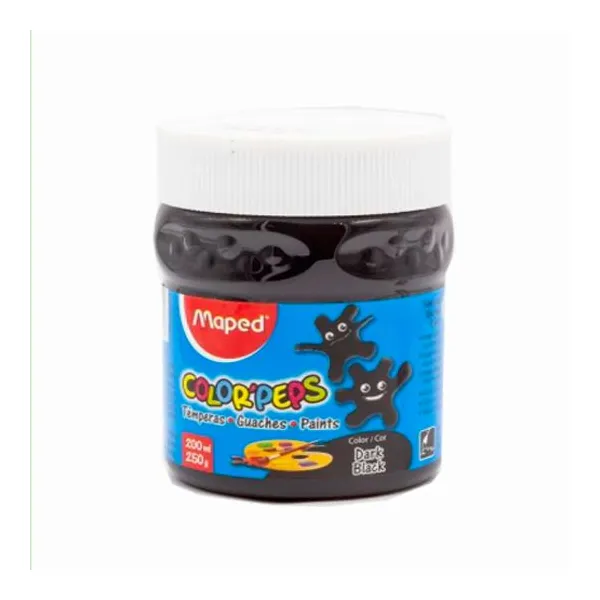Témpera Maped pote x250 grsnegro oscuro