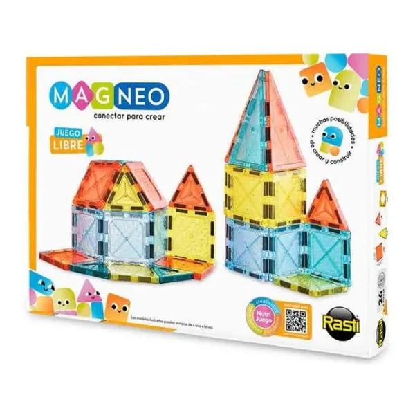 Magneo juego libre 24 pzas