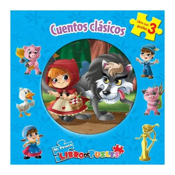 Mi primer libro de rompecabezas- cuentos clasicos 25 25 cm