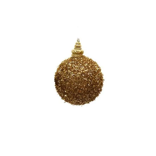 Borla chic peluchita oro 6 cm caja x6 unidades
