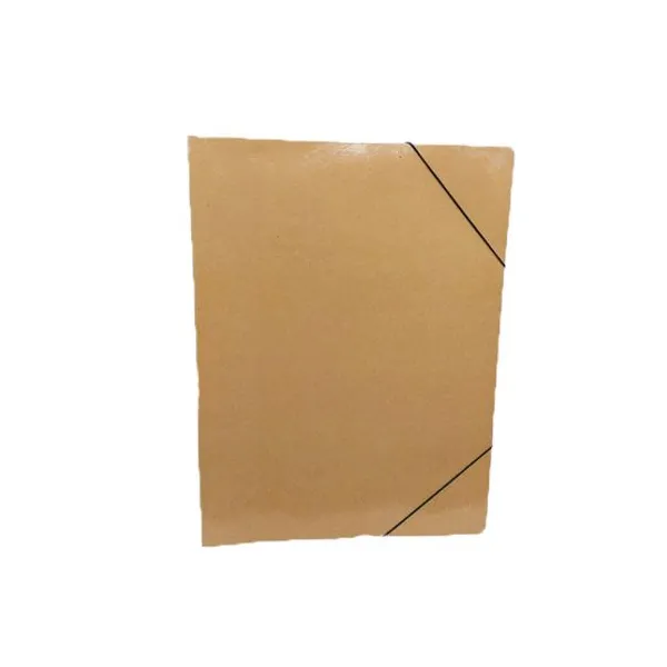 Carpeta 3 sol.para dibujo jr 35 x50 con elast.plastificada marron
